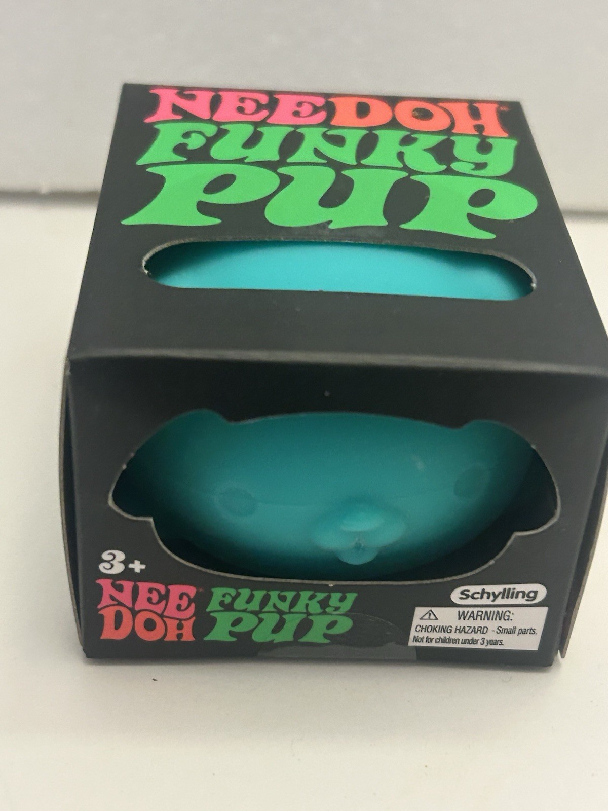 New Teal Doh PUP Needoh Funky Squeeze Sensory Squish Tic Tok Neon Teal 2026