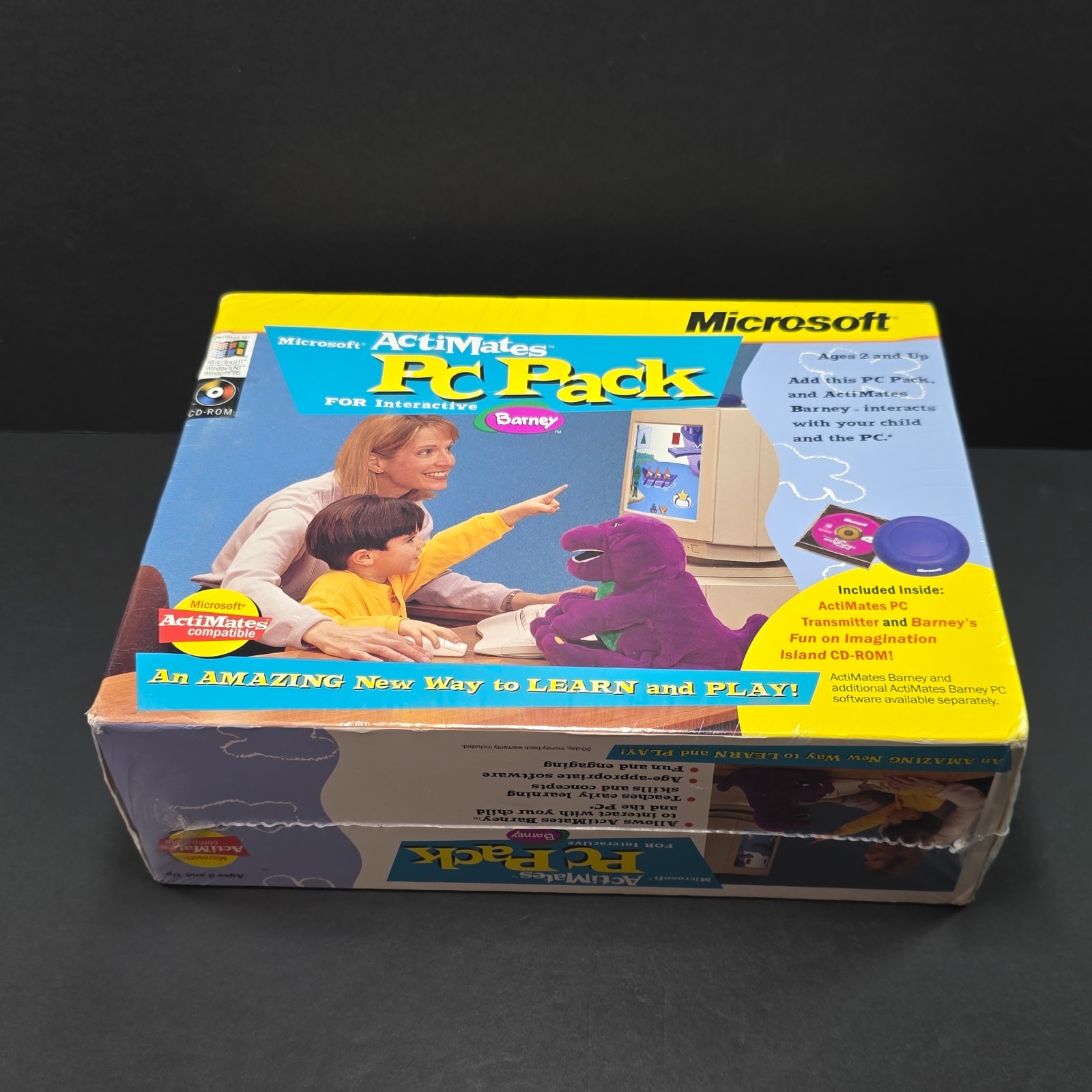 New – Sealed – Vintage 90’s Microsoft ActiMates PC Pack for Interactive Barney