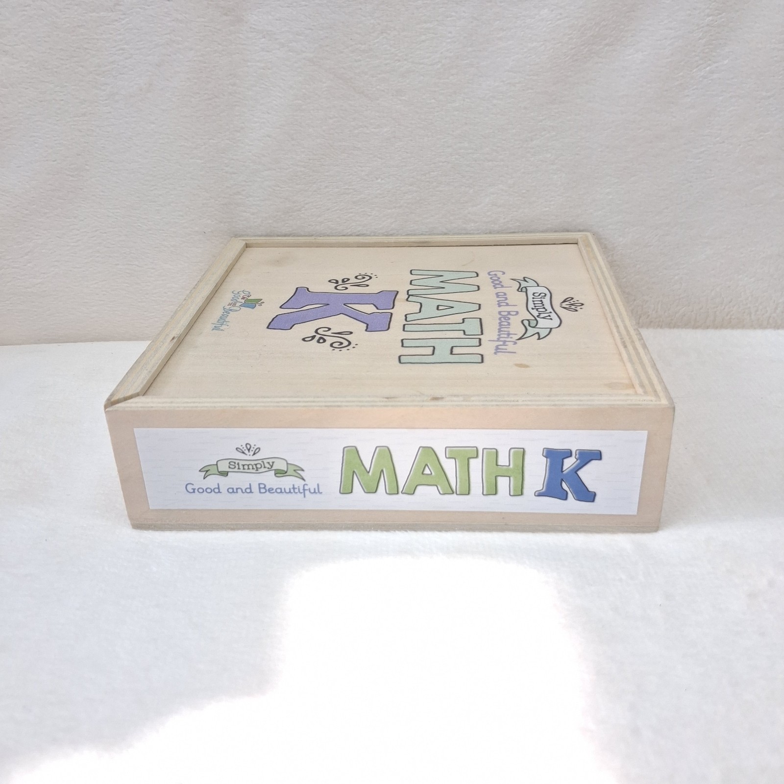 The Good and the Beautiful Math Kindergarten Wooden Box *INCOMPLETE*