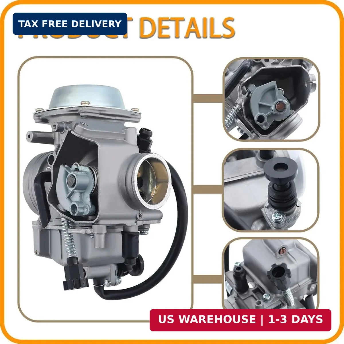 Carburetor for Honda Rancher 350 TRX350 Fourtrax 300 350 TRX300 TRX350 Foreman 4