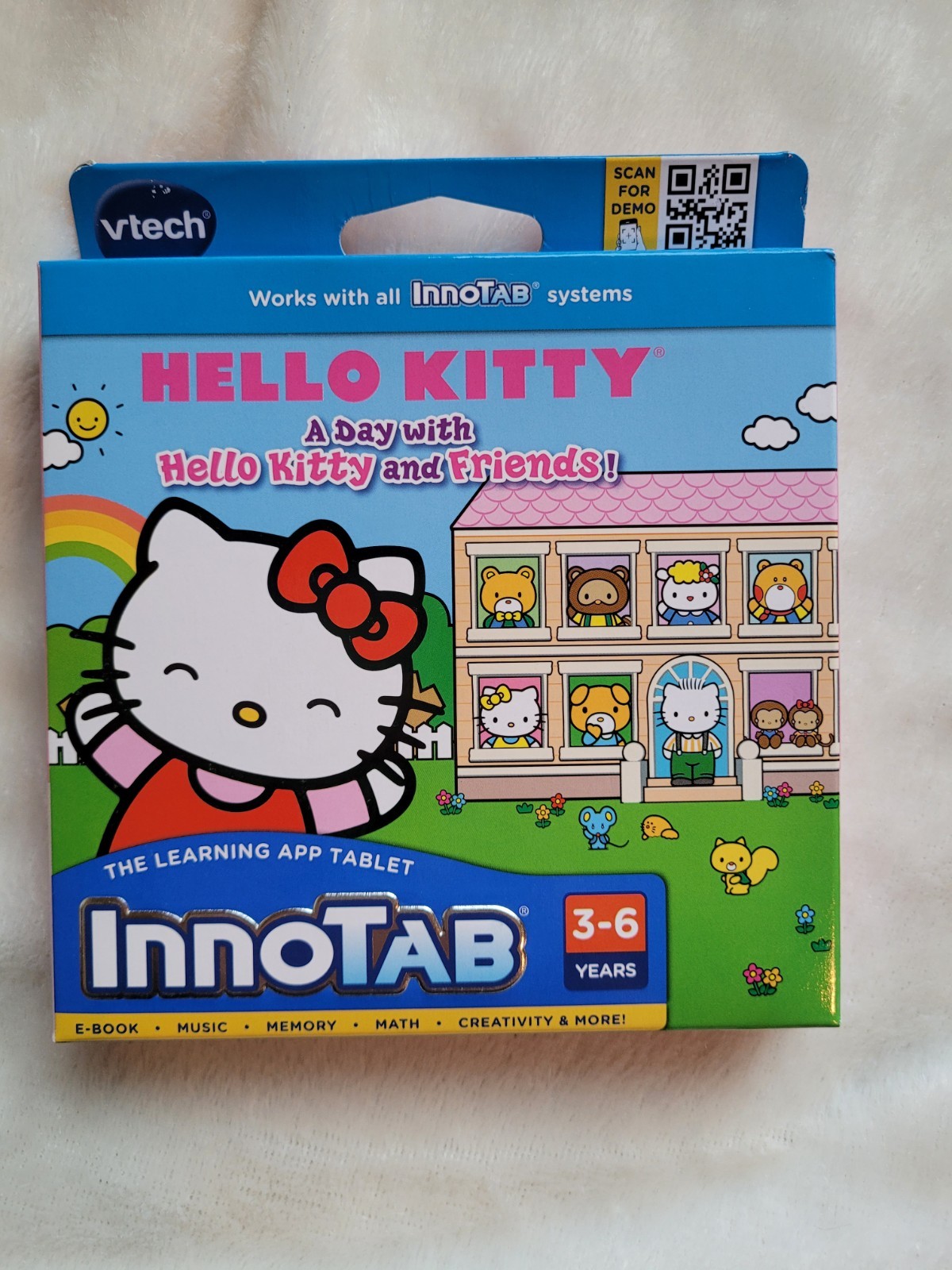 Vtech InnoTab Games Set of 3 *NEW* Hello Kitty, Monsters University, Turbo