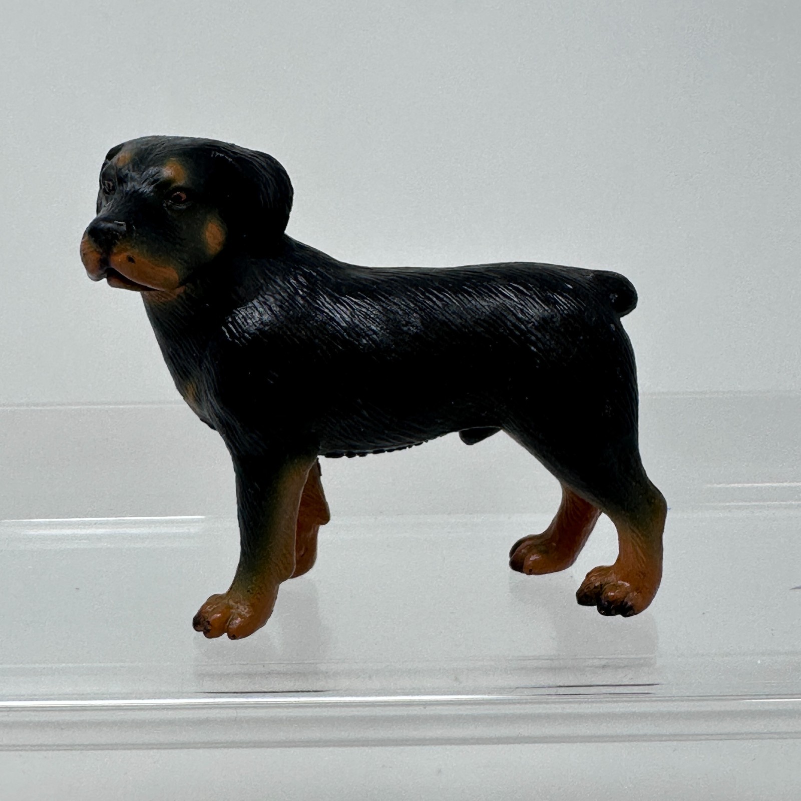 Schleich Rottweiler Figure Black Brown Dog Pet Animal Figurine 2.5″ 1999 Vintage