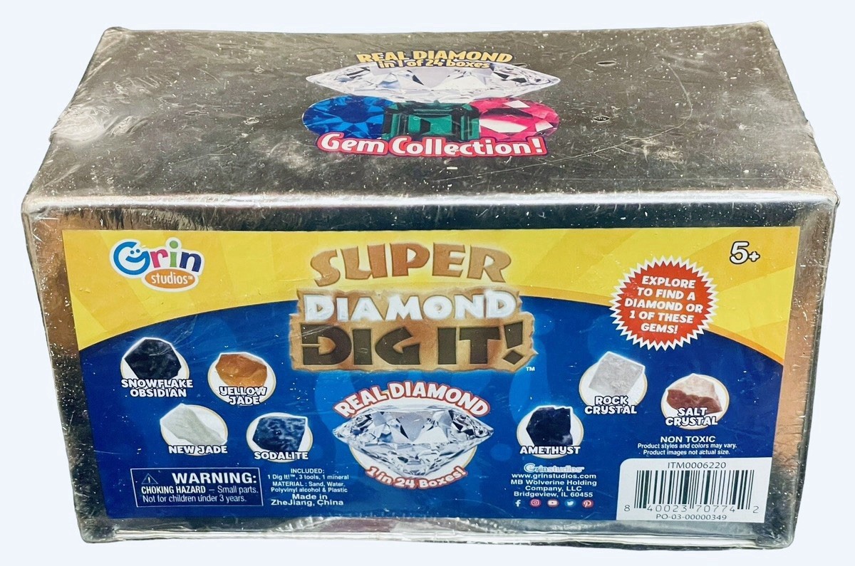 NEW!! Super Diamond Dig it! Real Diamond in 1 in 24 Boxes – FACTORY SEALED!!
