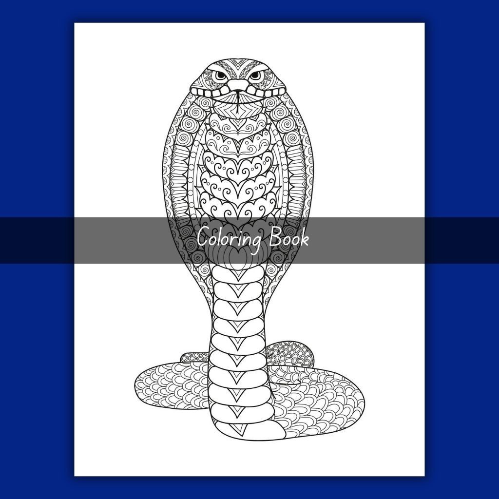 Animal Kingdom – Advanced Coloring Book for Relaxation and Focus | Printable