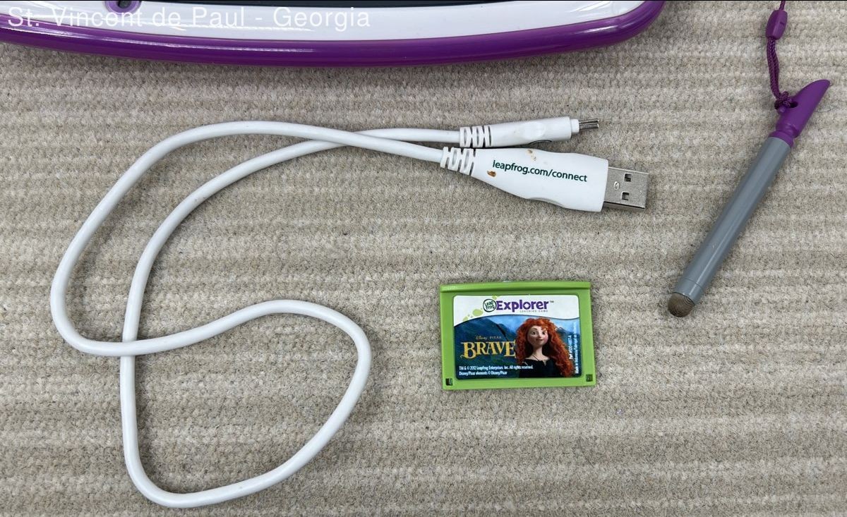 LeapFrog LeapPad Platinum Kids Learning Tablet W/ Charger & Extras Tested Works
