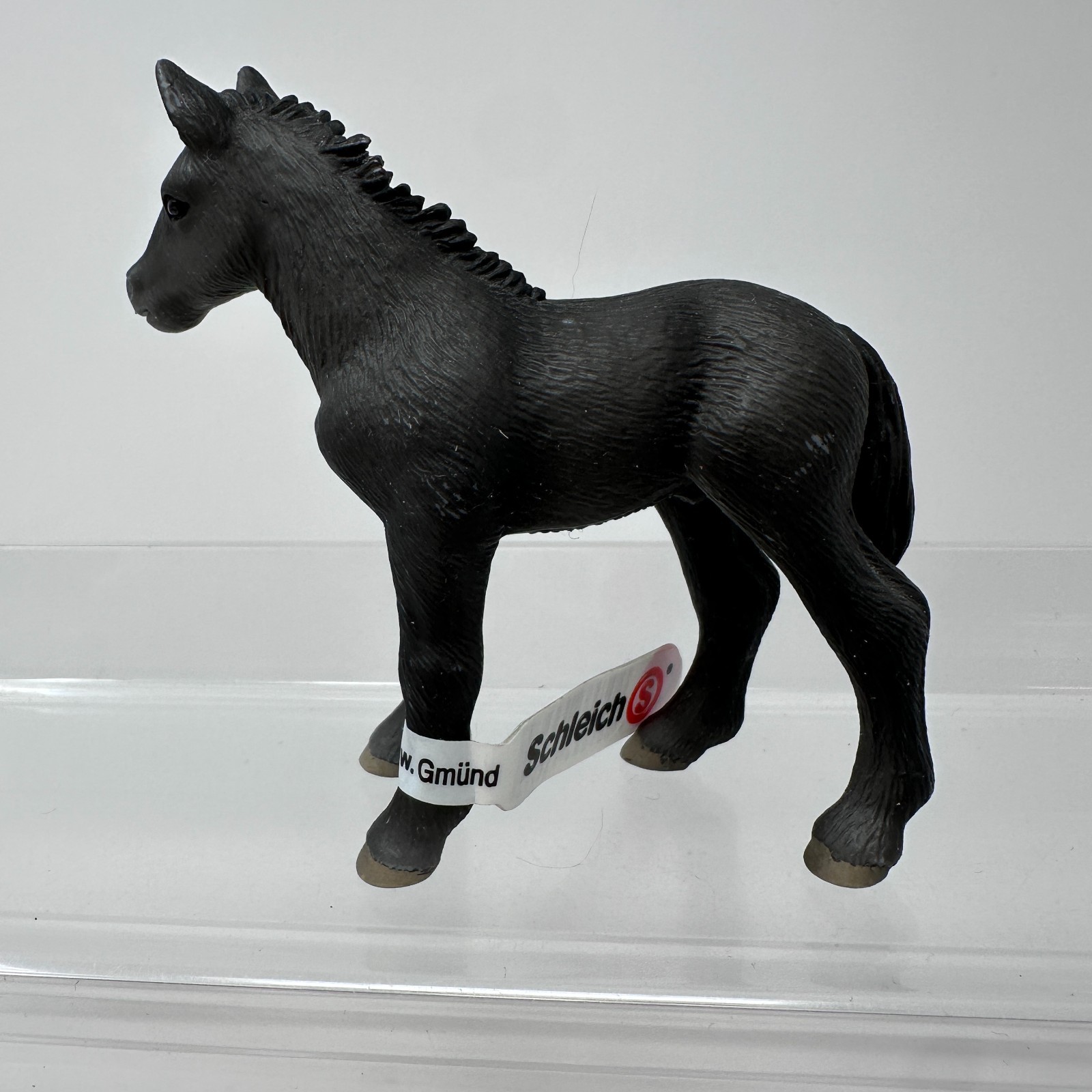 Schleich Percheron Foal Black Horse Baby Pony Wildlife Safari Figure with TAG