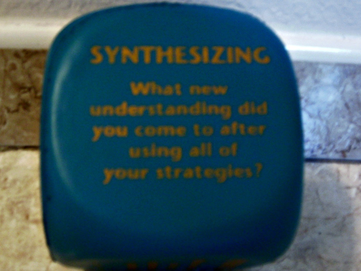 Really Good Stuff Comprehension Strategies Dice Set Gently Used