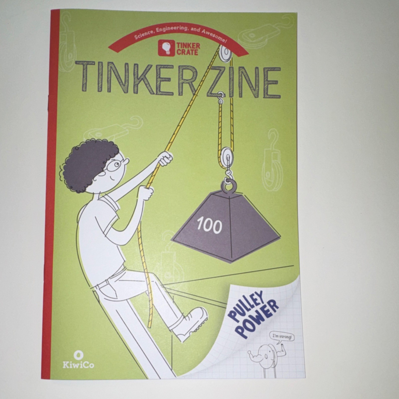 Wooden Crane Science Kit Ages 9+ Parts & Instructions KiwiCo Tinker Crate