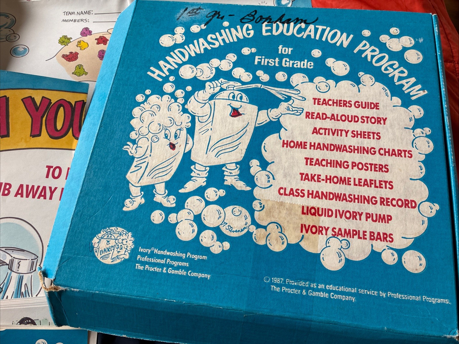 Vintage Ivory Handwashing Program Teachers Kit Ivory Soap P&G 1987