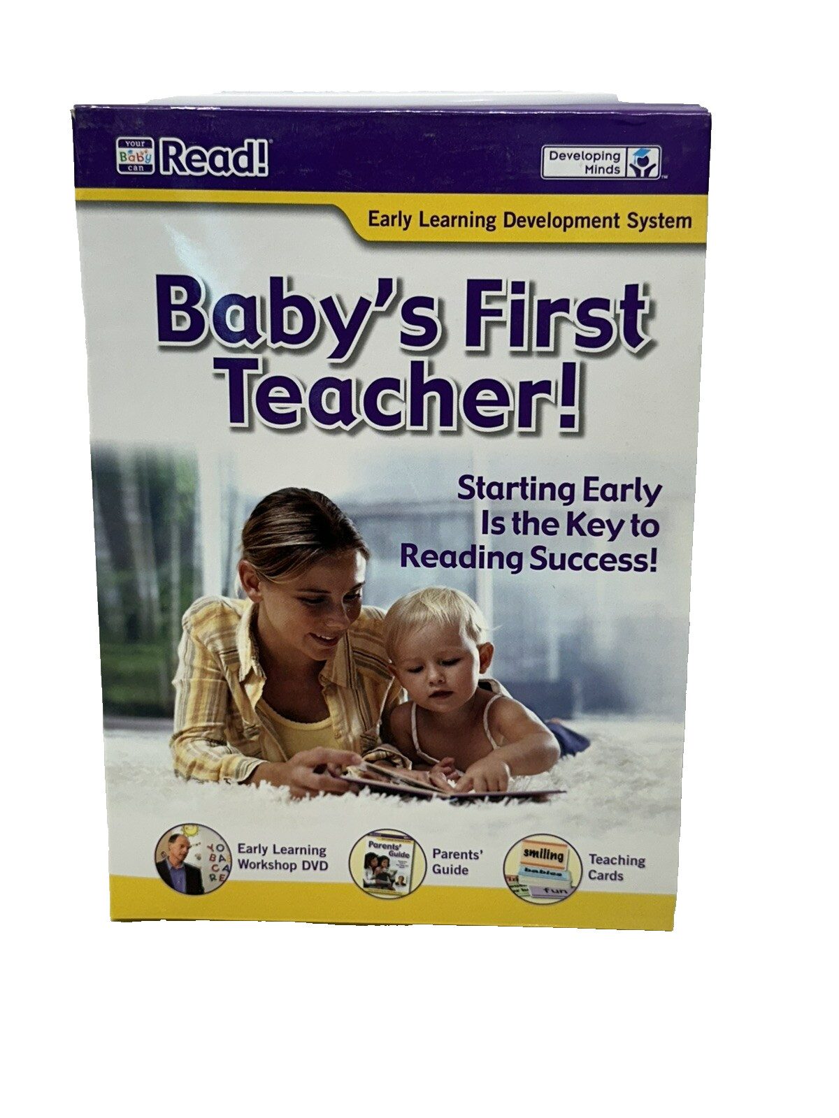 Baby’s First Teacher Early Learning Development System 5 Volumes 1 DVD & Cards