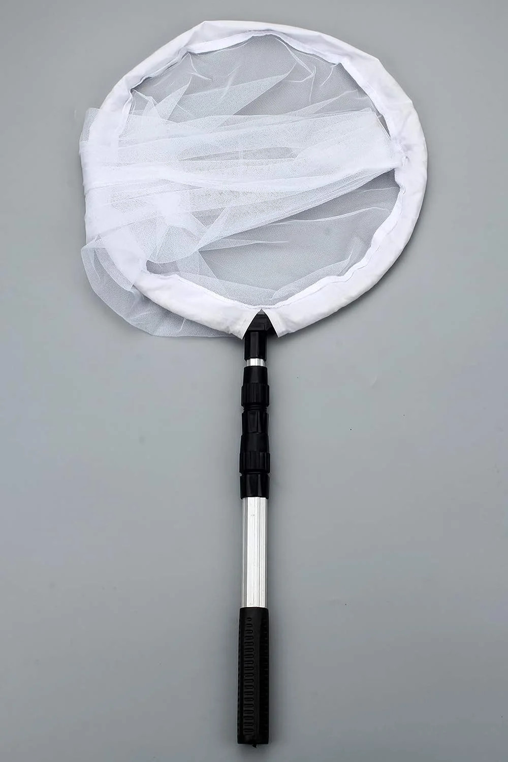 Insect and Butterfly Net with 12″ Ring, 24″ Net Depth, Handle Extends to 36 Inch