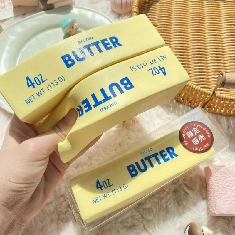 ✅ 1pc Butter Stick Squishy Fidget Toy Soft Stress Relief ADHD Anxiety Squeeze ✅*
