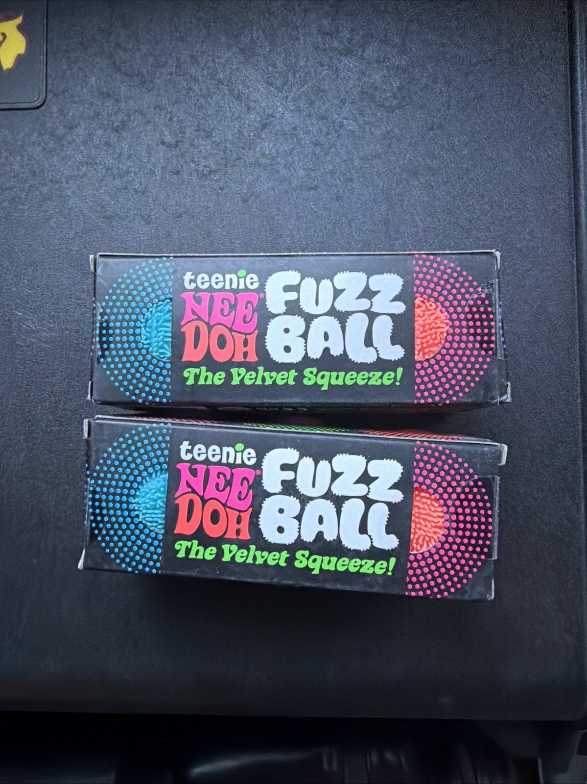 Authentic Schylling Teenie Needoh Fuzz Ball 3 Pack (LOT of 2)