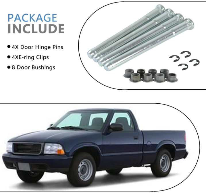 Door Hinge Pin and Bushing Kits Compatible with 1994-2004 Chevy S10 GMC Blazer