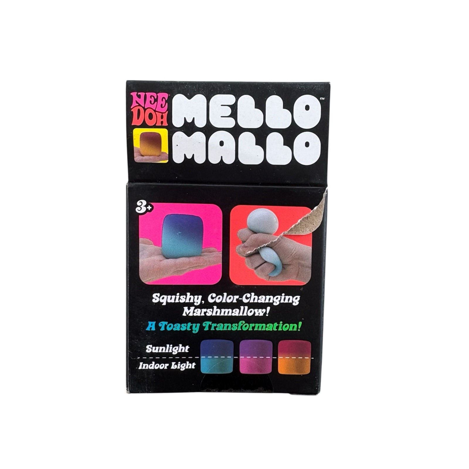 Pink Schyling NeeDoh Mello Mallo Color Change Squishy, Squeeze Toy