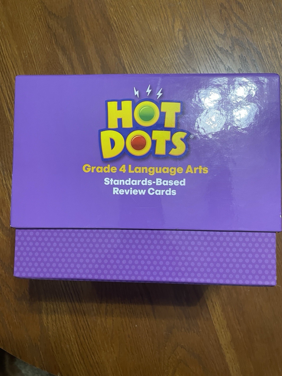 Hot Dots Standards Based Review Cards 4th Grade Language Arts Box Set