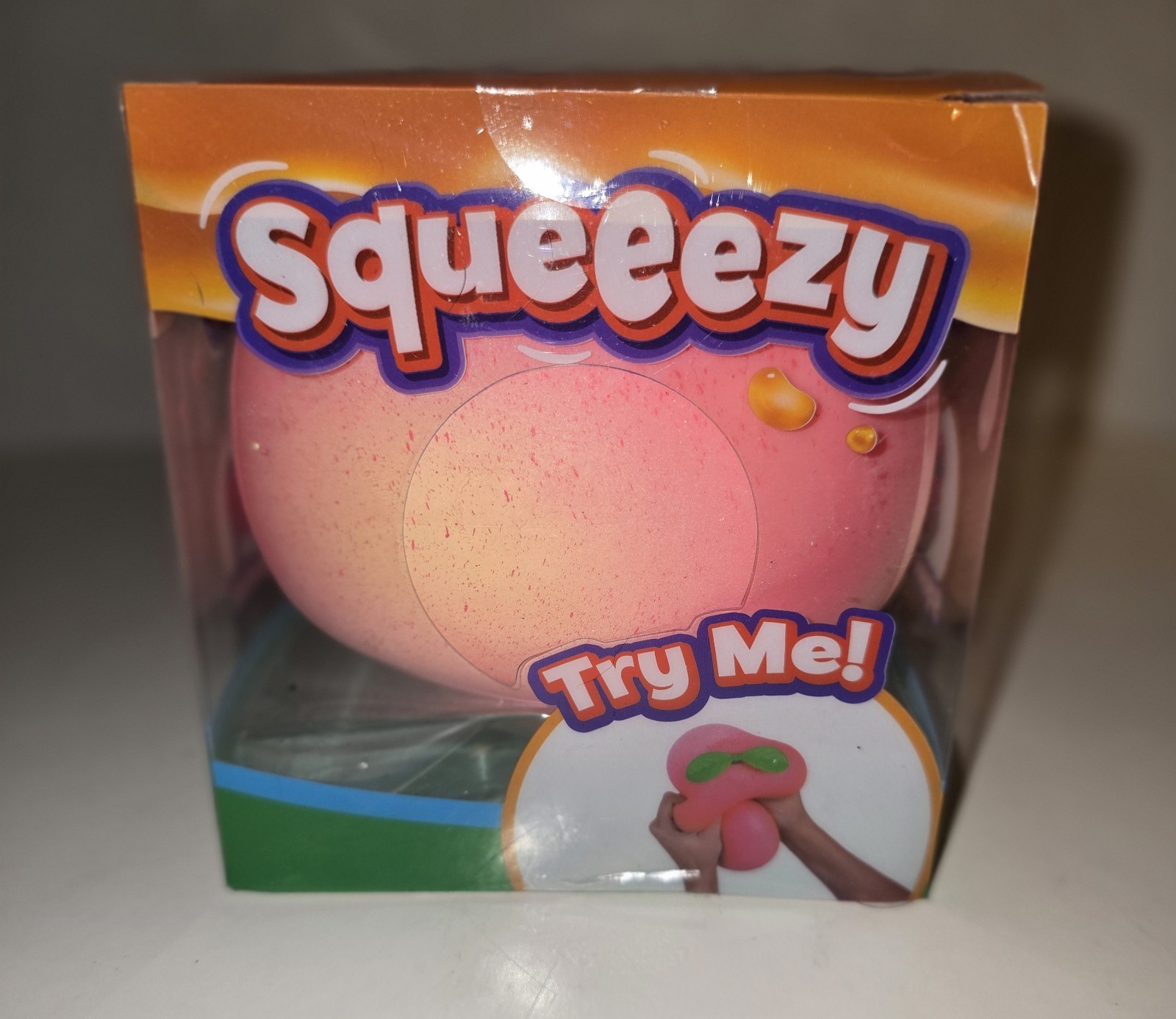 Viral Squeeezy Jumbo Squeezy Peach – Squishy Toy, Stress Relief Sensory Fun 🍑