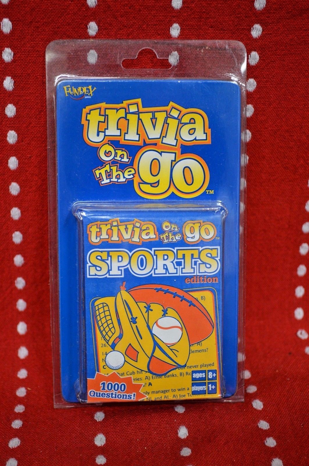 U PICK TRIVIA On The GO SPORTS Movies TV 1000 Questions Ages 8+ Travel Family