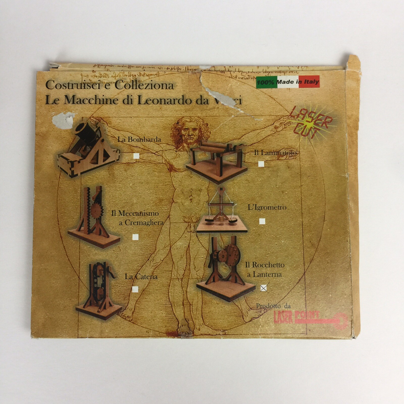 The Machines Of Leonardo Lantern Pinion Gear Construct & Collect Kit From Italy