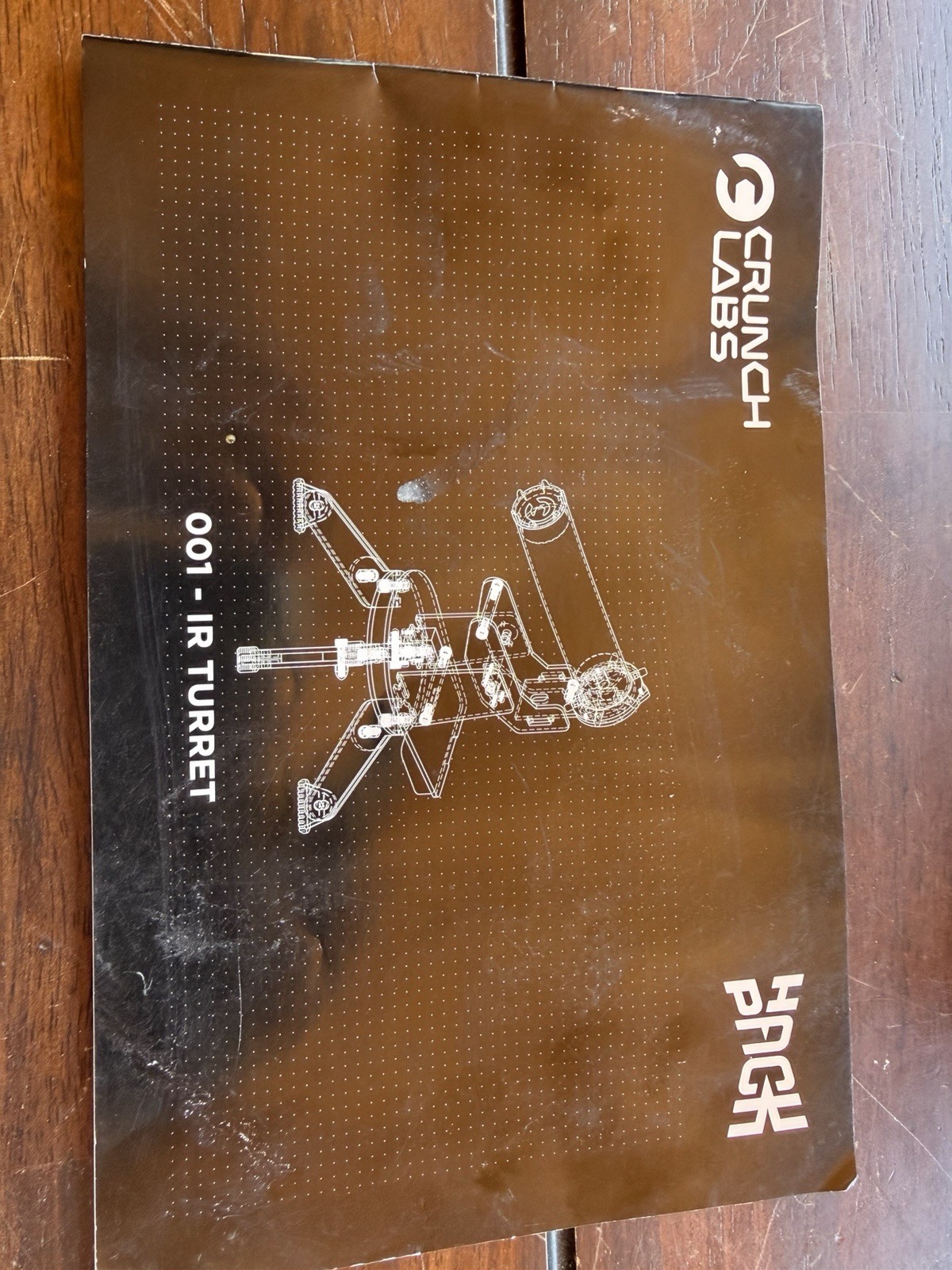 Crunch Labs 001- IR Turret Instruction Manual ONLY Mark Rober Hack Pack