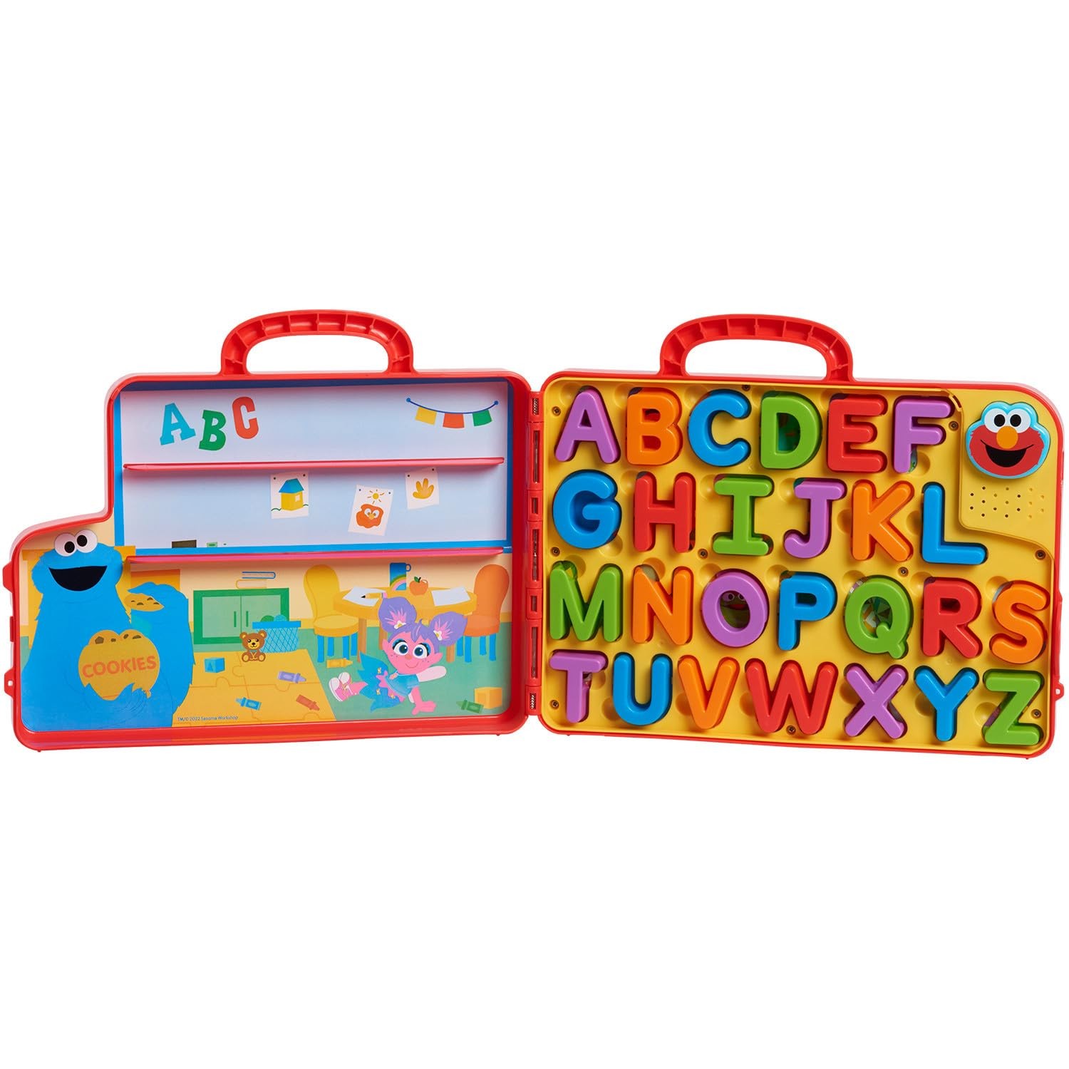 Sesame Street Elmo’s Learning Letters Bus Activity Board, Medium, Multicolor
