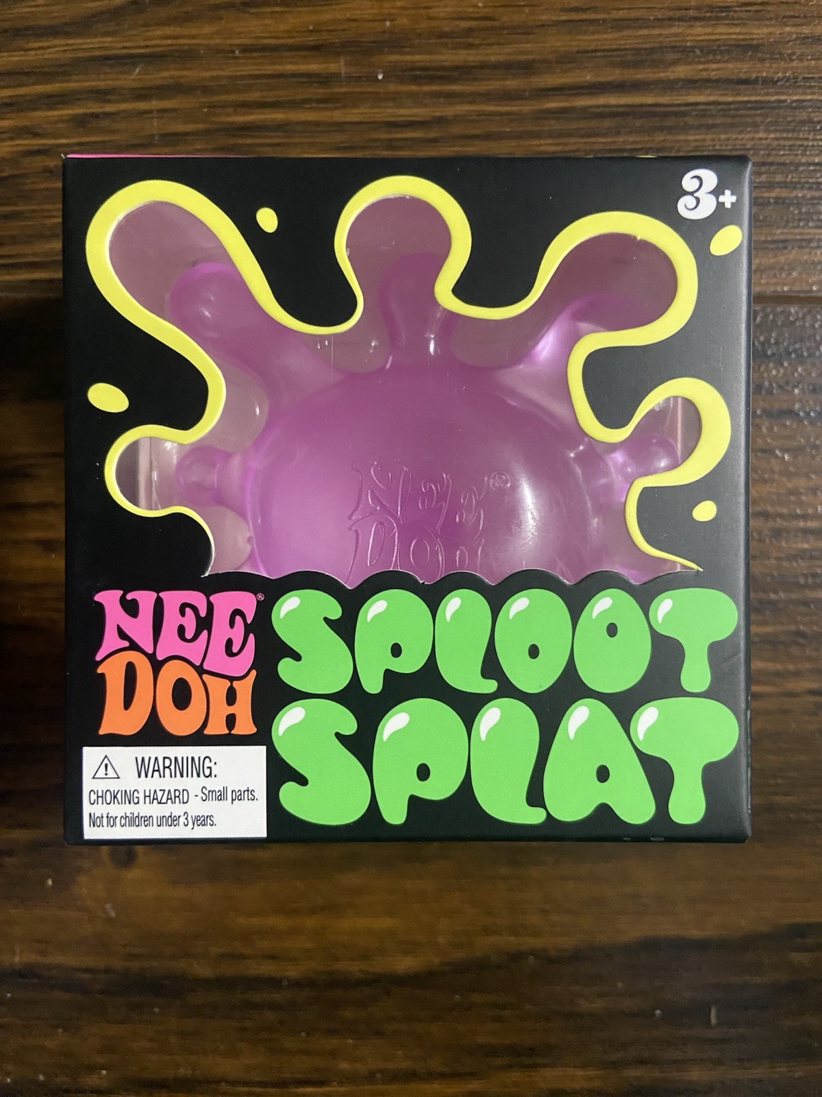 New NeeDoh SPLOOT SPLAT Splatter Fidget, Nee-doh Sploot Splat Squishy PINK