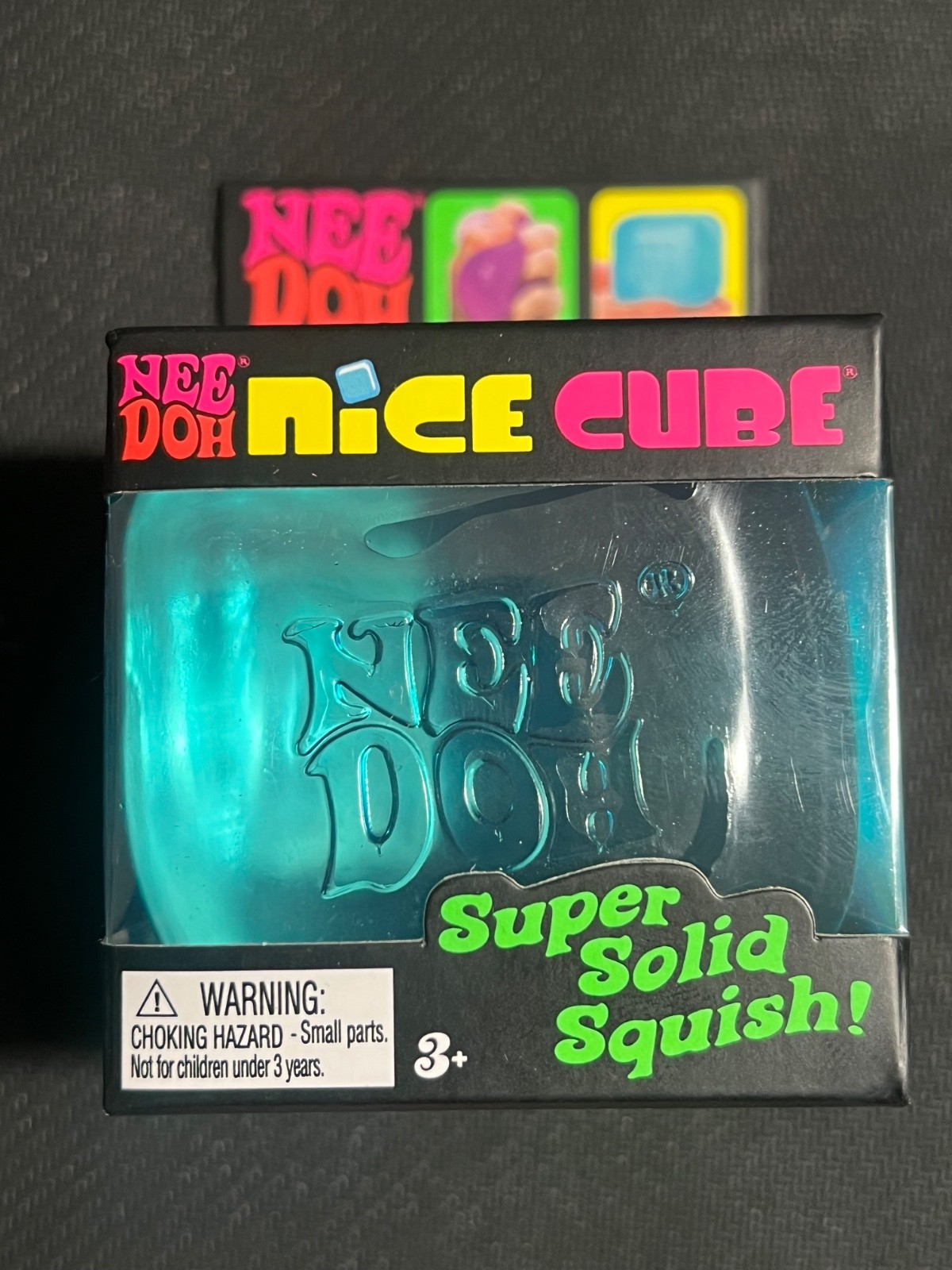 Nee Doh Nice Cube ( Blue ) Authentic