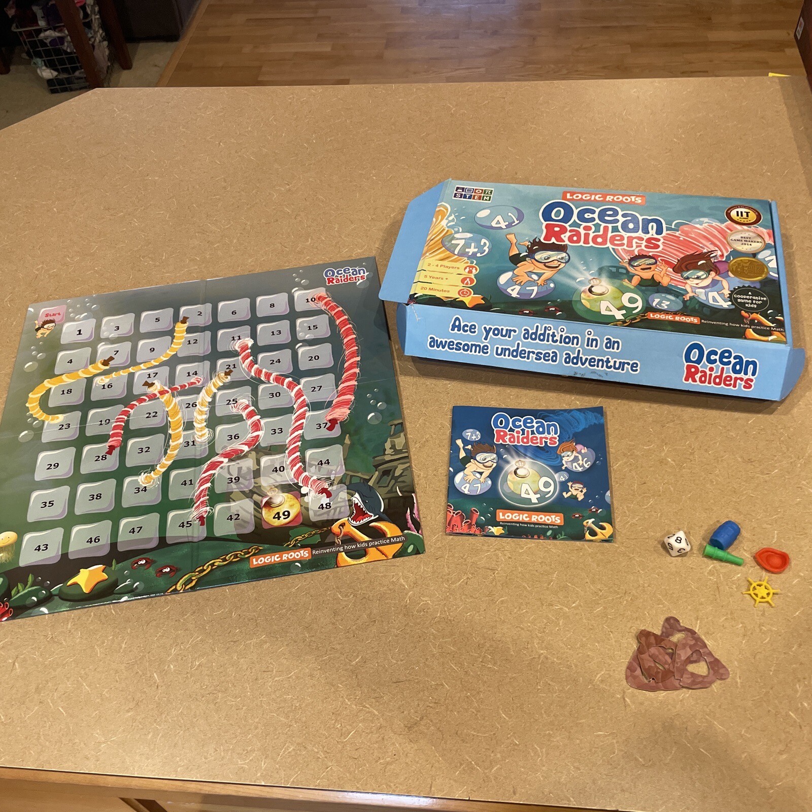 Ocean Raiders Logic Roots Math Learning Game Undersea Adventure STEM Family Kids