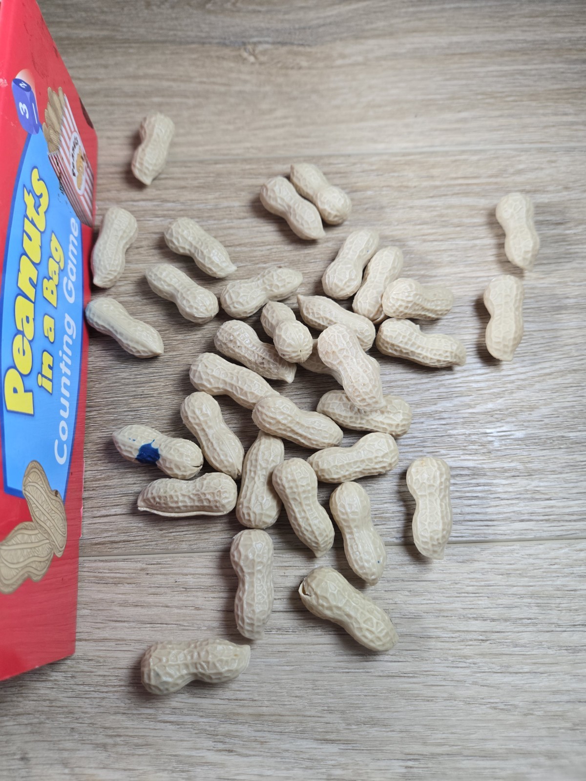 Lakeshore PEANUTS IN A BAG Counting Game ~ Math ~ RARE Hard to find *Read*