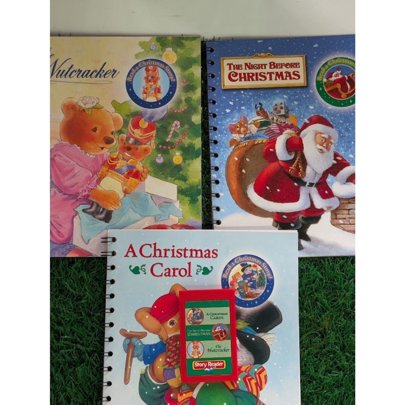 Children’s Red Story Reader System Bundle w/ 17 Books & Cartridges