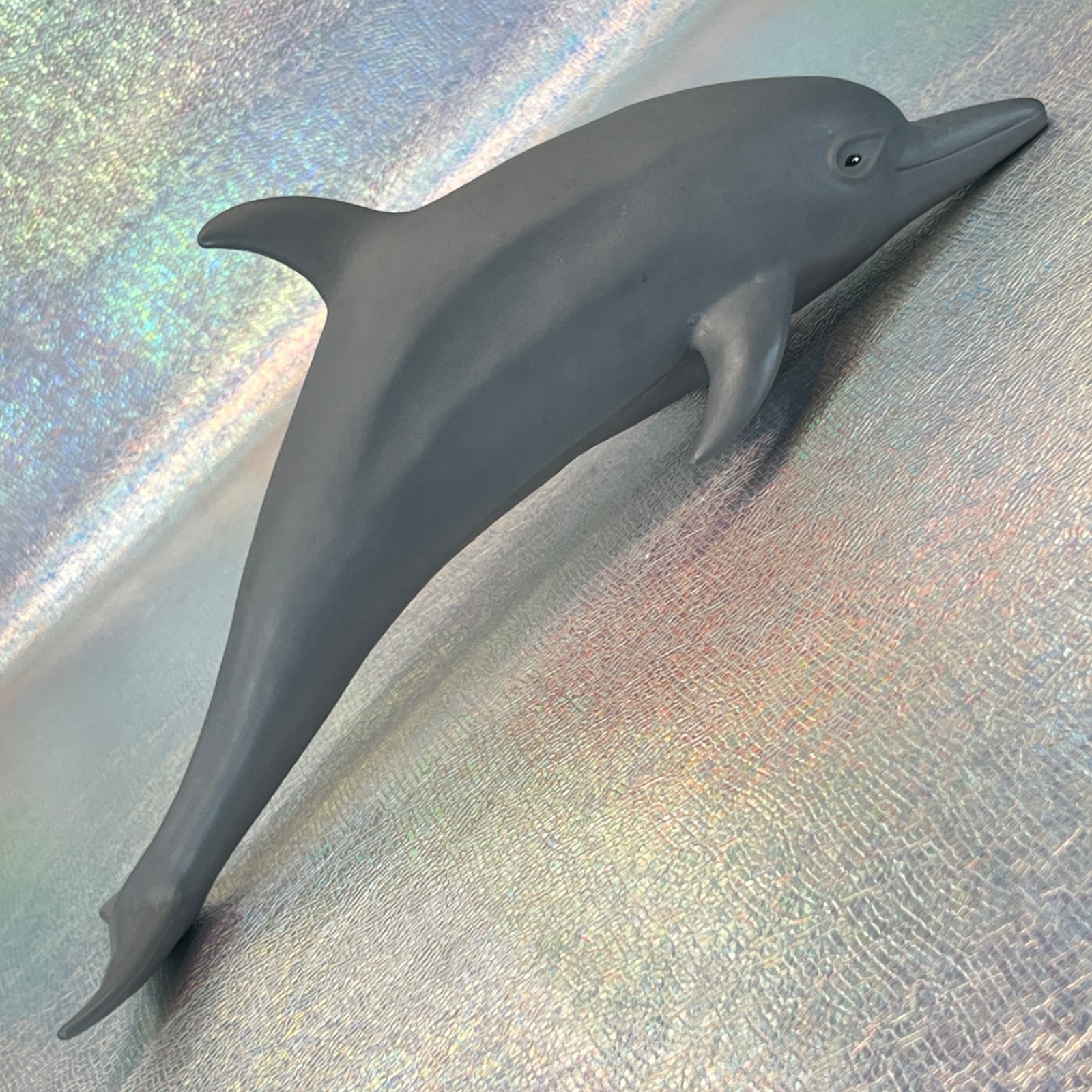 Bottlenose Dolphin Large Gray Plastic 15″ Toy Bath Pool Display Carlisle Co