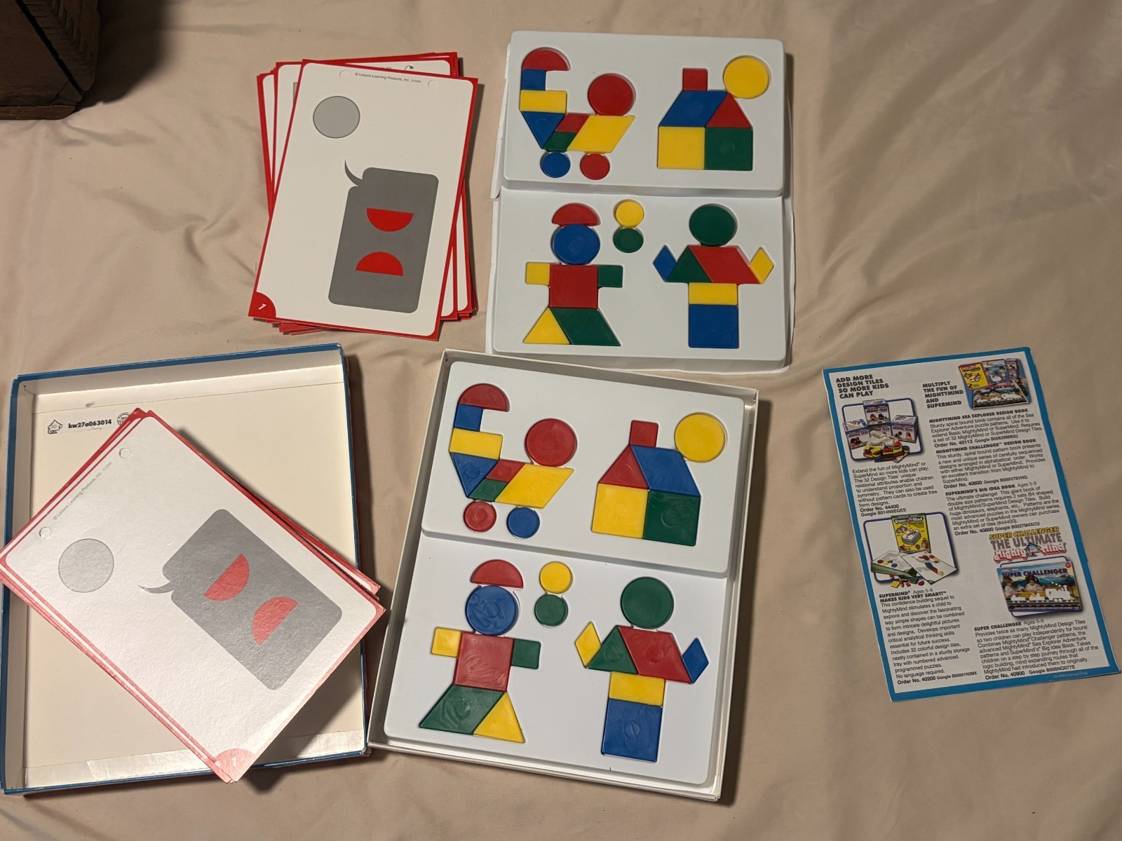 2 Mighty Mind Puzzle Building Skills Game Makes Kids Smarter – 1979 Ed.