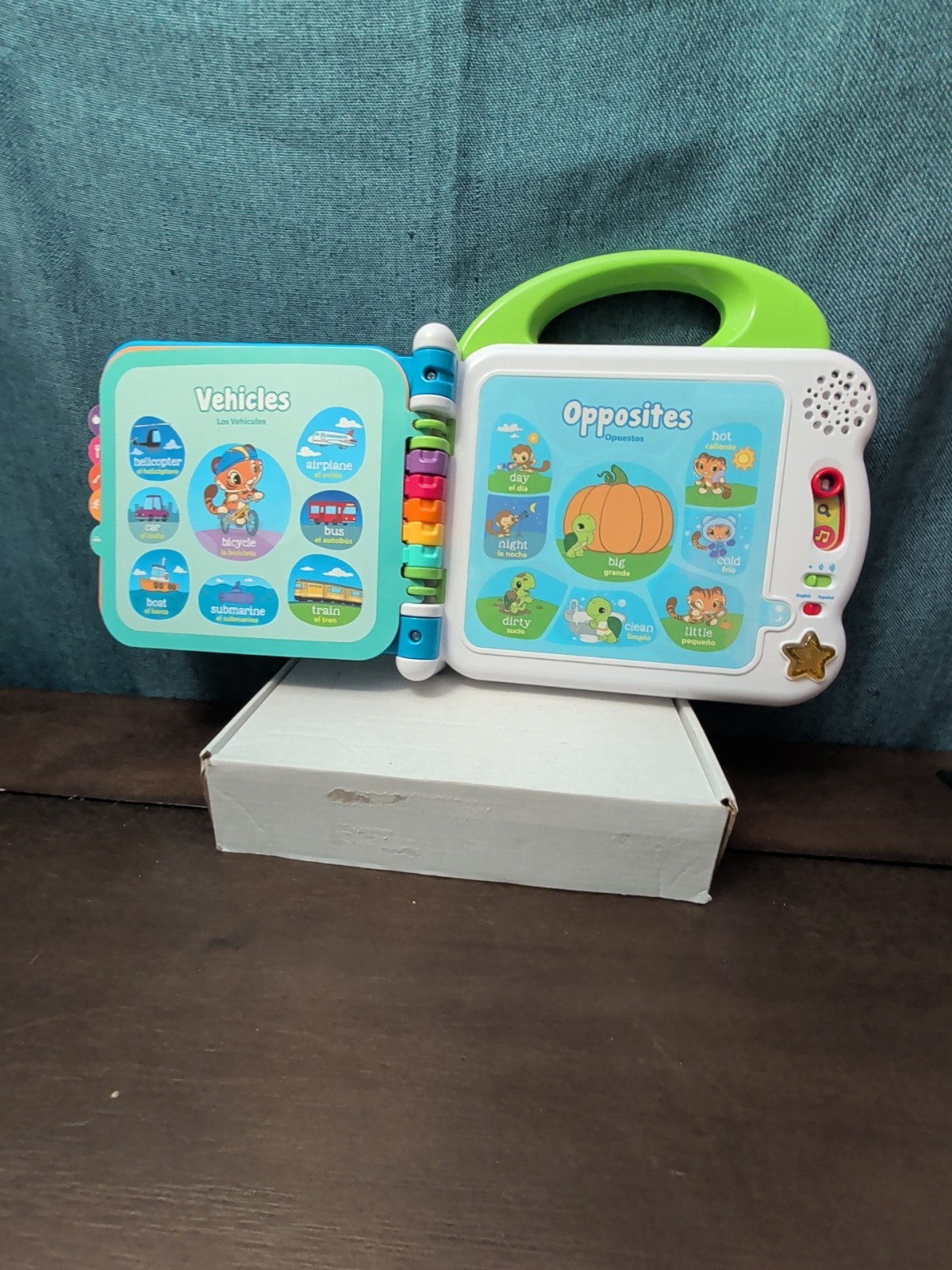 LeapFrog 100 Words Electronic Book | English Spanish Bilingual | Toddler Speech