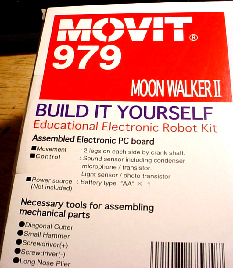 Movit ROBOTICS Moon Walker II Educational Electronic Kit OWI MV979 Japan 10+ yrs