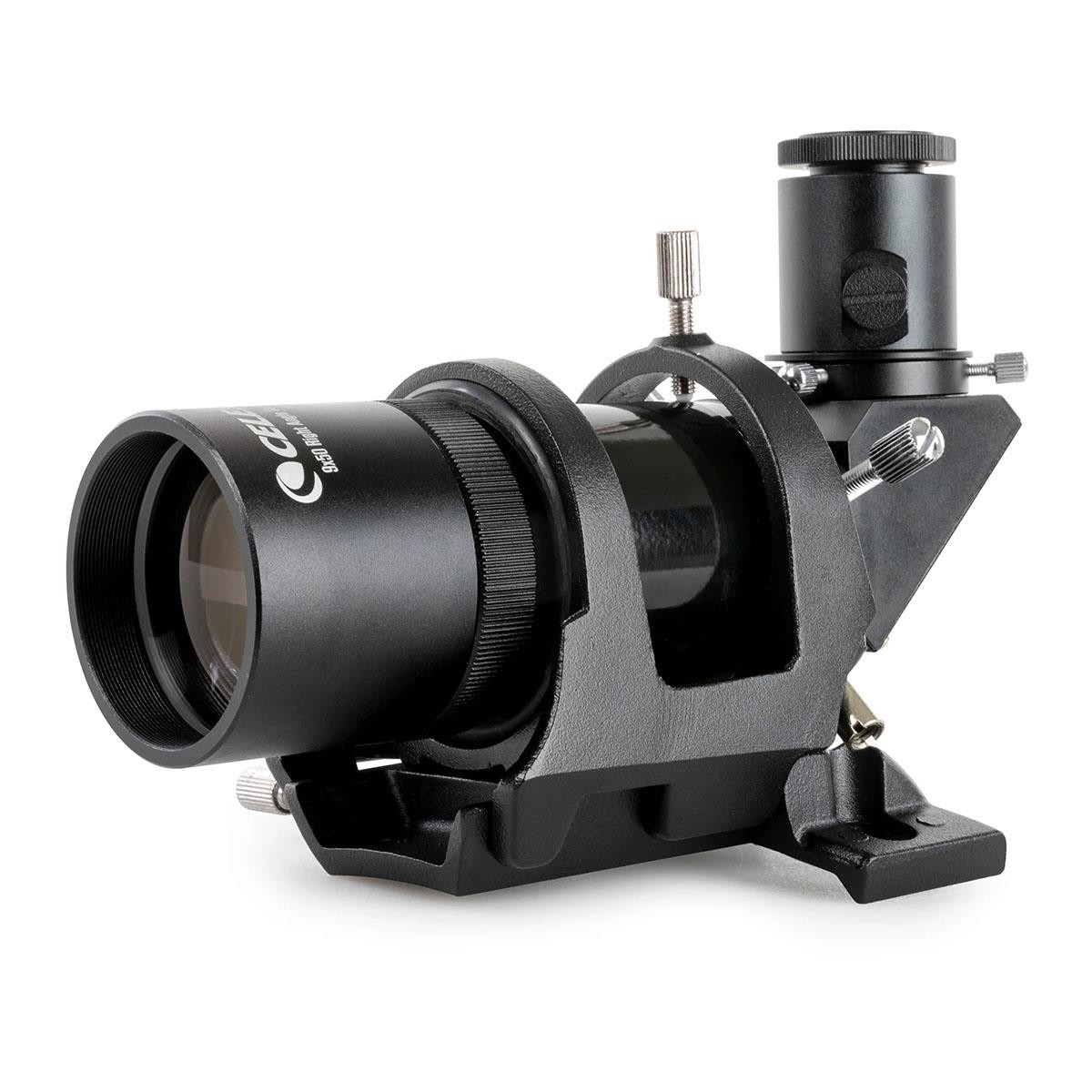 Celestron 9×50 Right Angle Correct Image Non-Illuminated Finderscope, Black