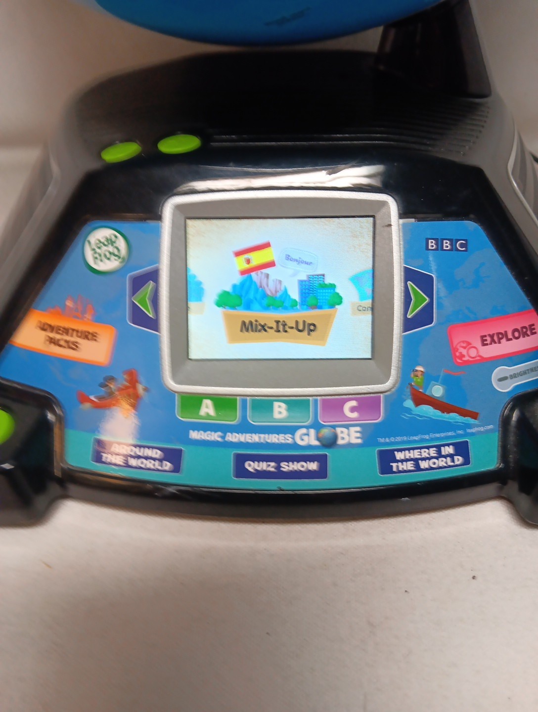 LeapFrog Magic Adventures Globe 2.8″ Video Screen BBC Videos Interactive Games