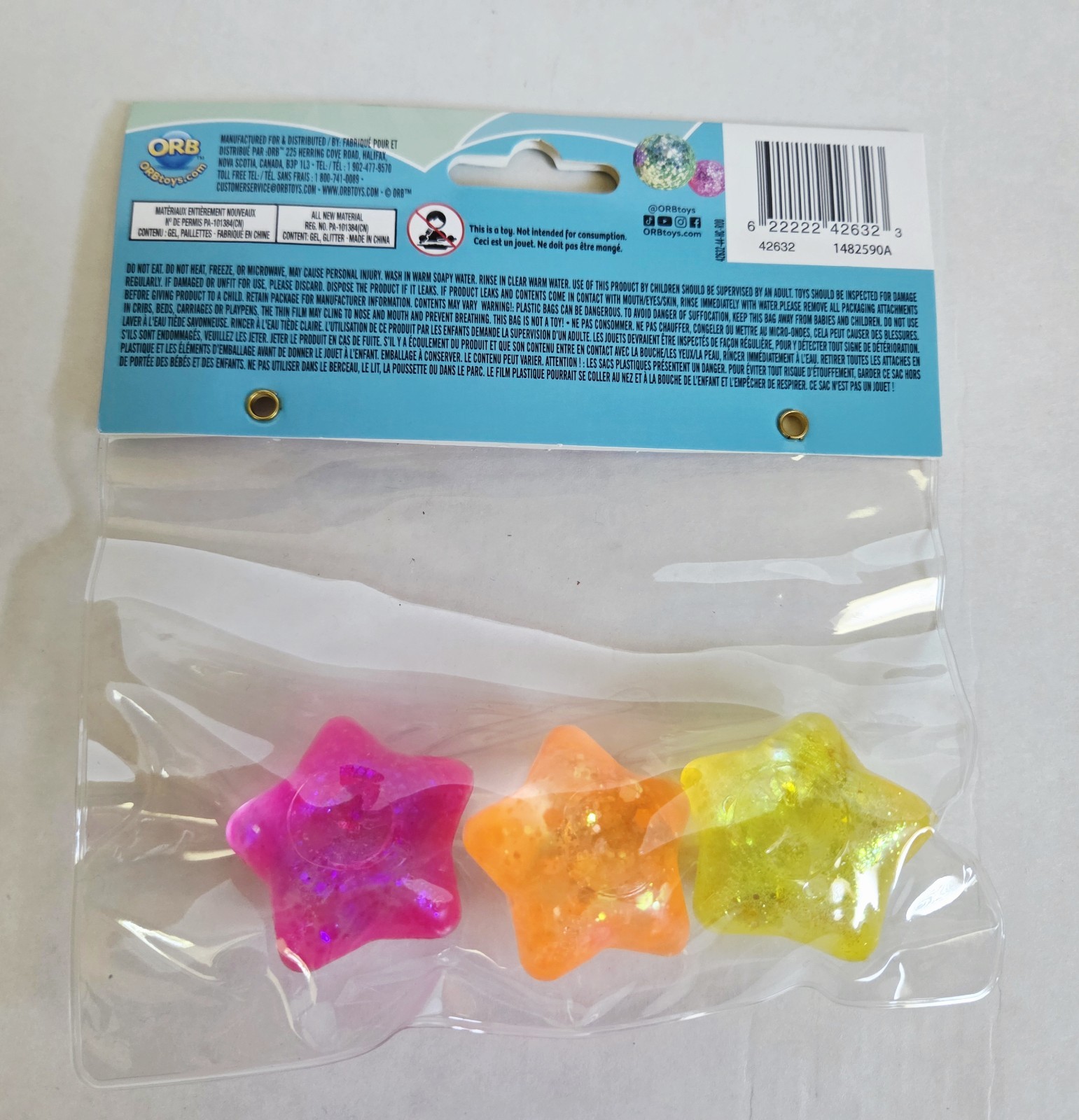 Sugar Swaps 3 STARS Orb Curiosities Squeeze Toy Taba Squishy 100% AUTHENTIC USA
