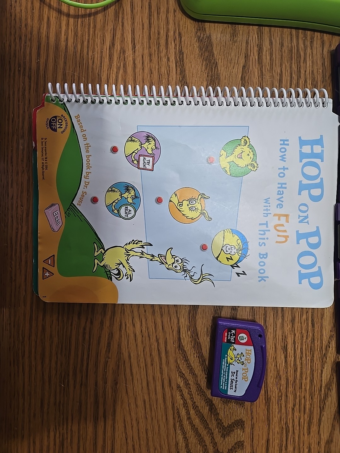 LeapFrog LeapPad Original Learning System Educational Reader Works! 26 Games