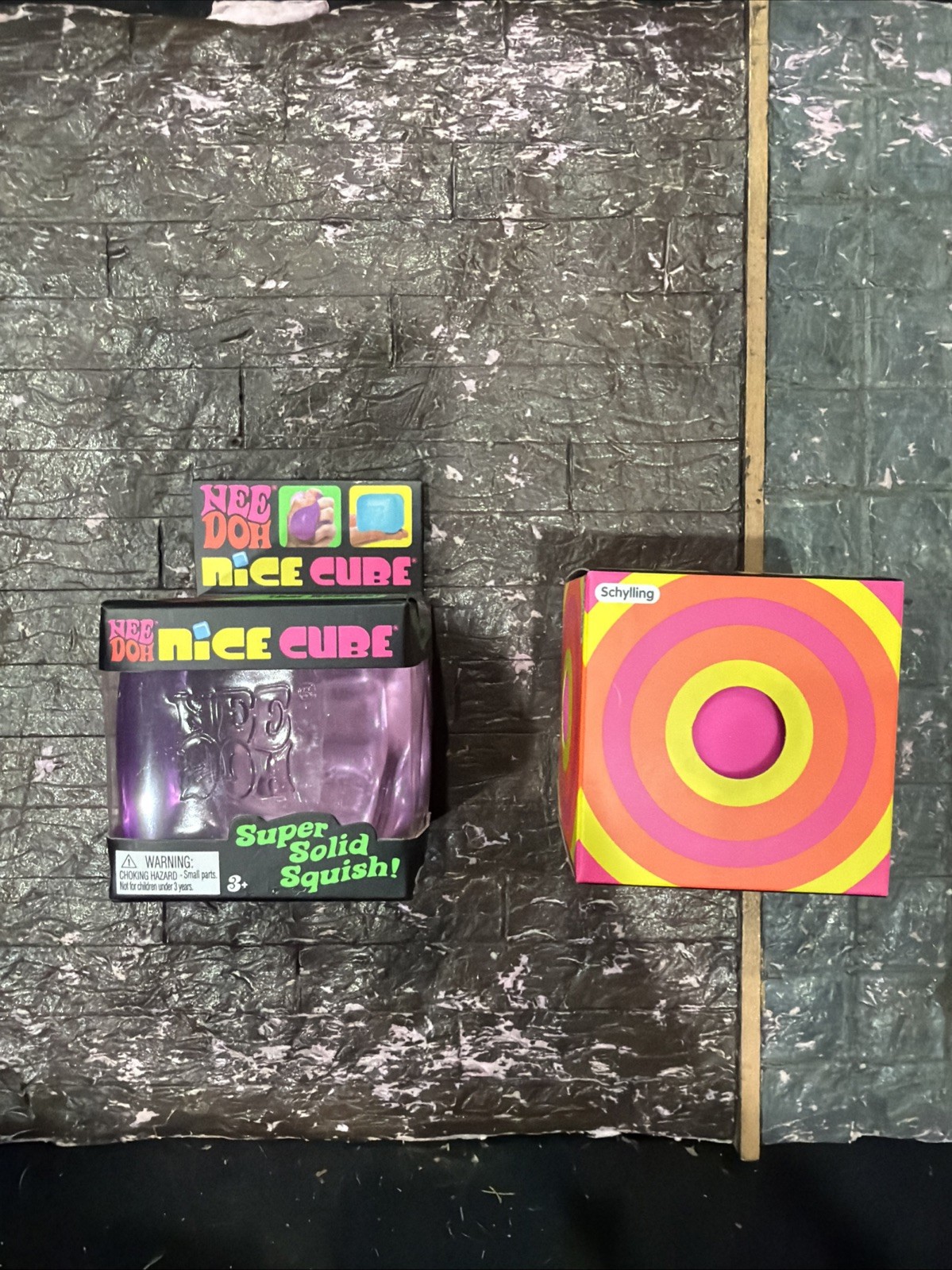 Nee Doh Nice Cube – Super Solid Squish! (Purple) 2 Pack!!