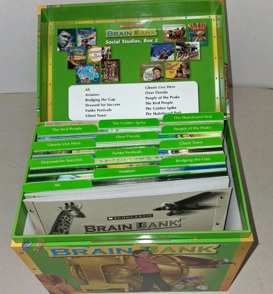 Scholastic Social Studies Brain Bank Box 2 Grade 3 Learning Education Homeschool
