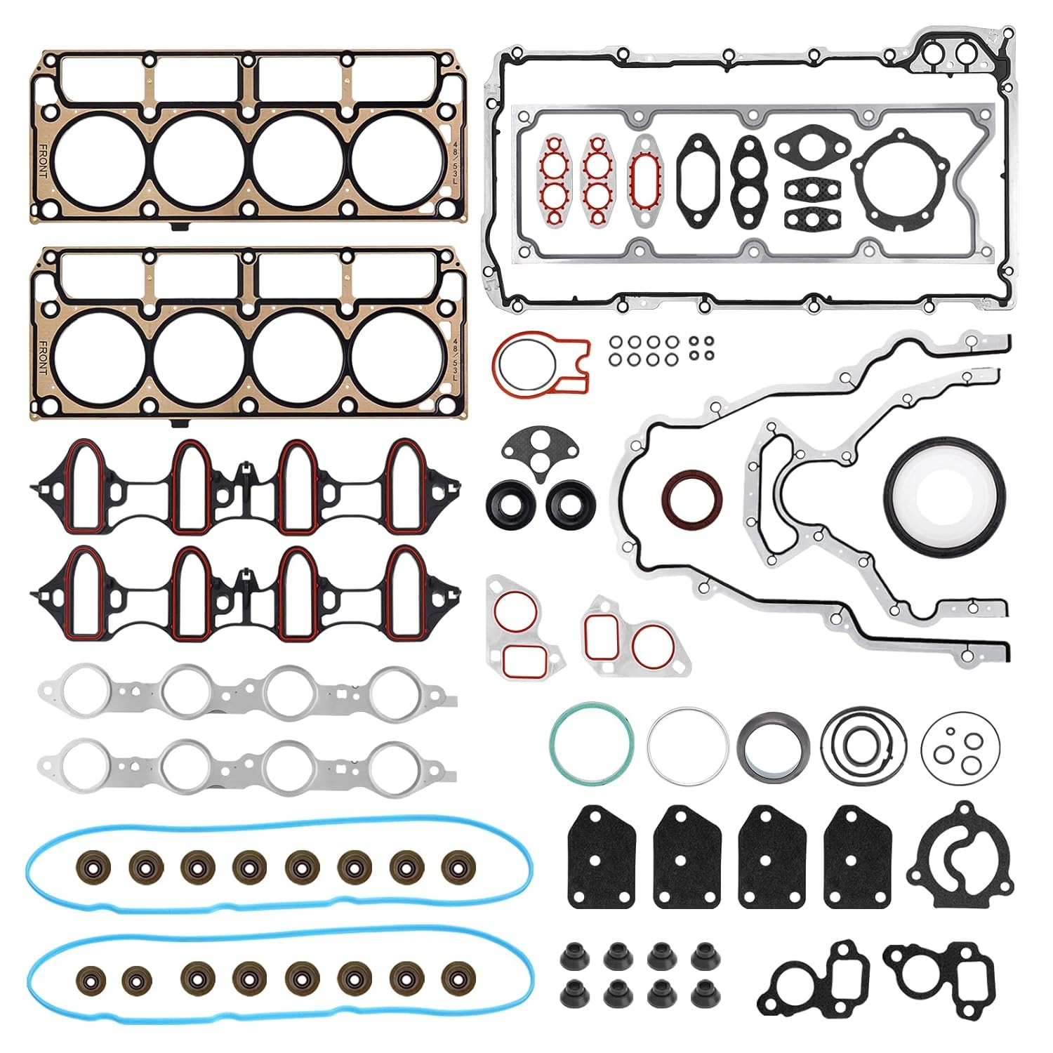 Chevy 5 3 4 8 Full Cylinder Head Engine Gasket Kit Compatible 2002-2011