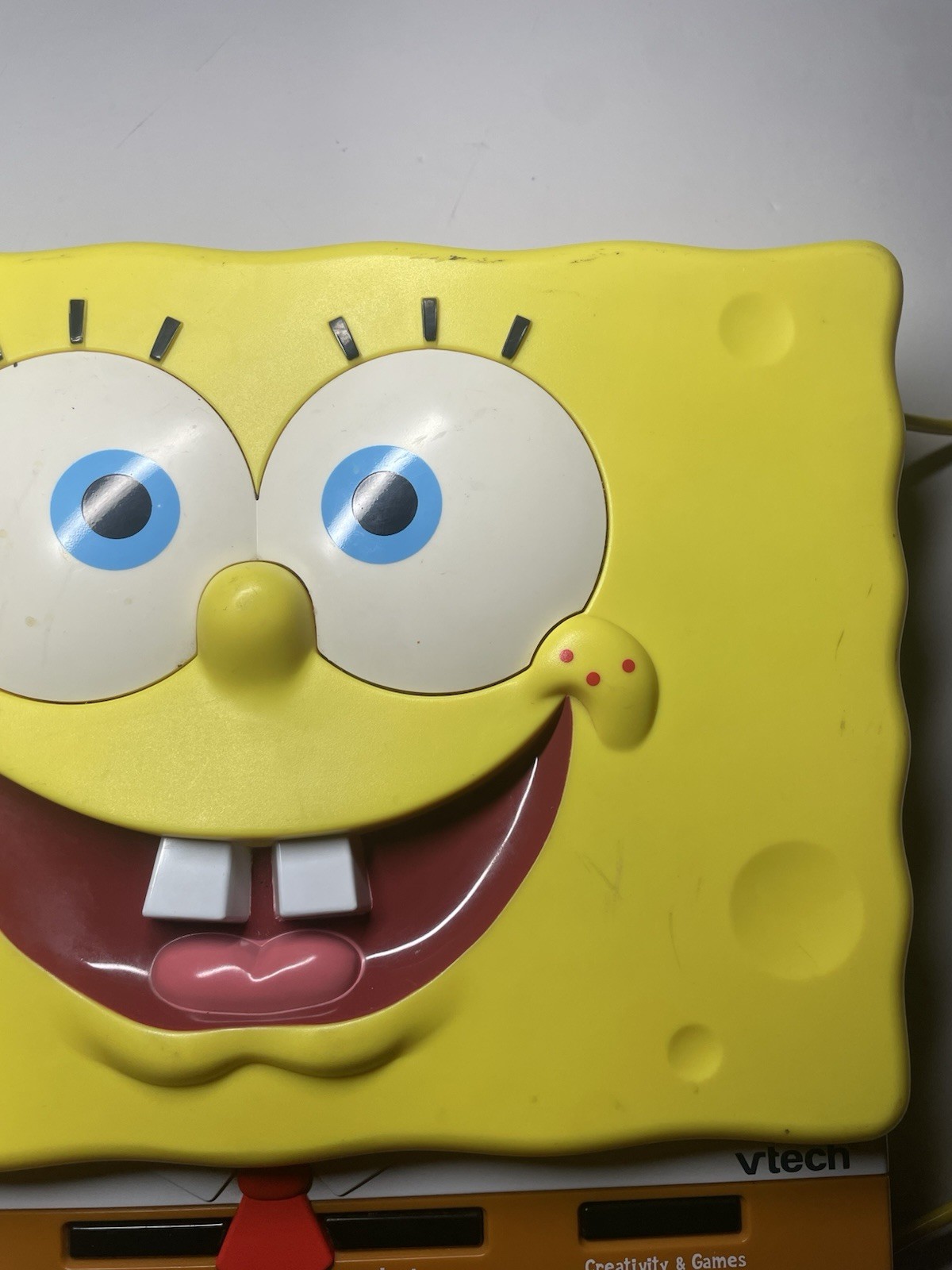 Vtech SpongeBob SquarePants Activity Laptop Vintage – Working, Slightly Scuffed