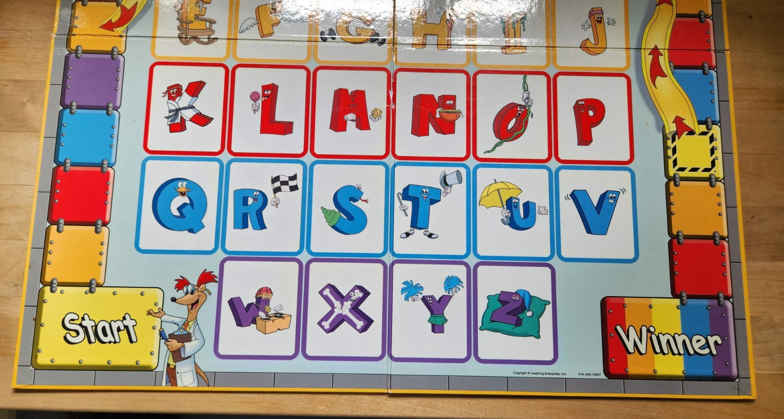 Leapfrog Letter Factory Game 2 in 1 Phonics Colors Counting 3+ Years Works