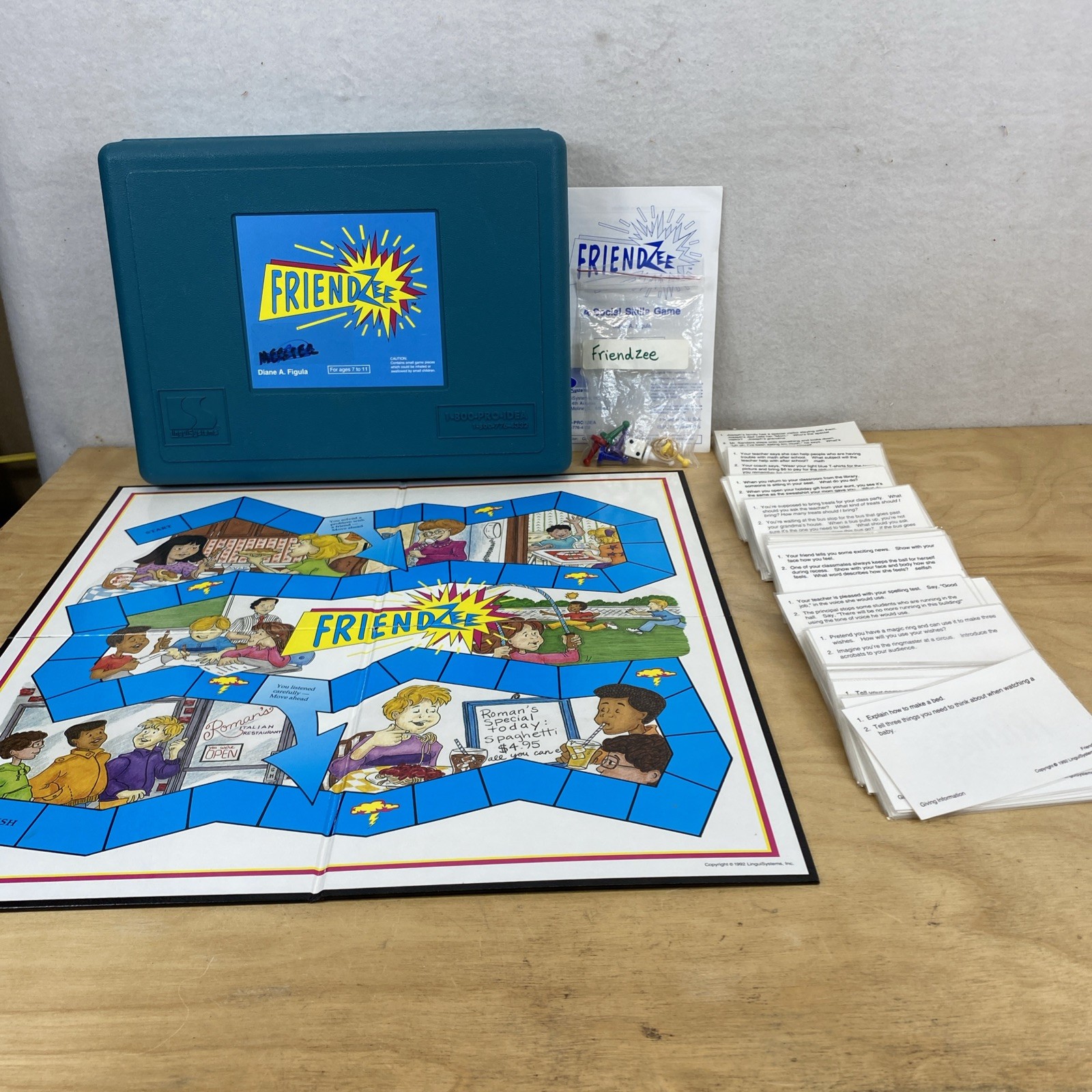 Linguisysyems Friendzee Social Skills Educational Game for elementary students