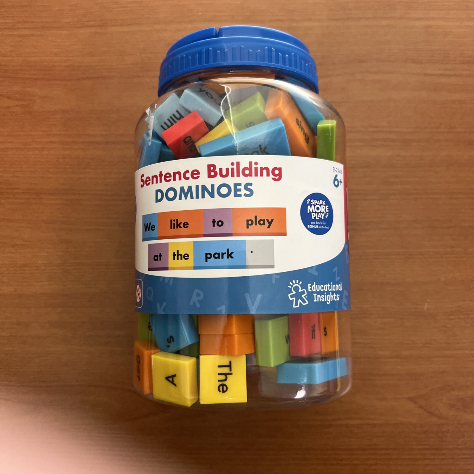 Educational Insights Sentence Building Dominoes 228 Words/Punctuations & More