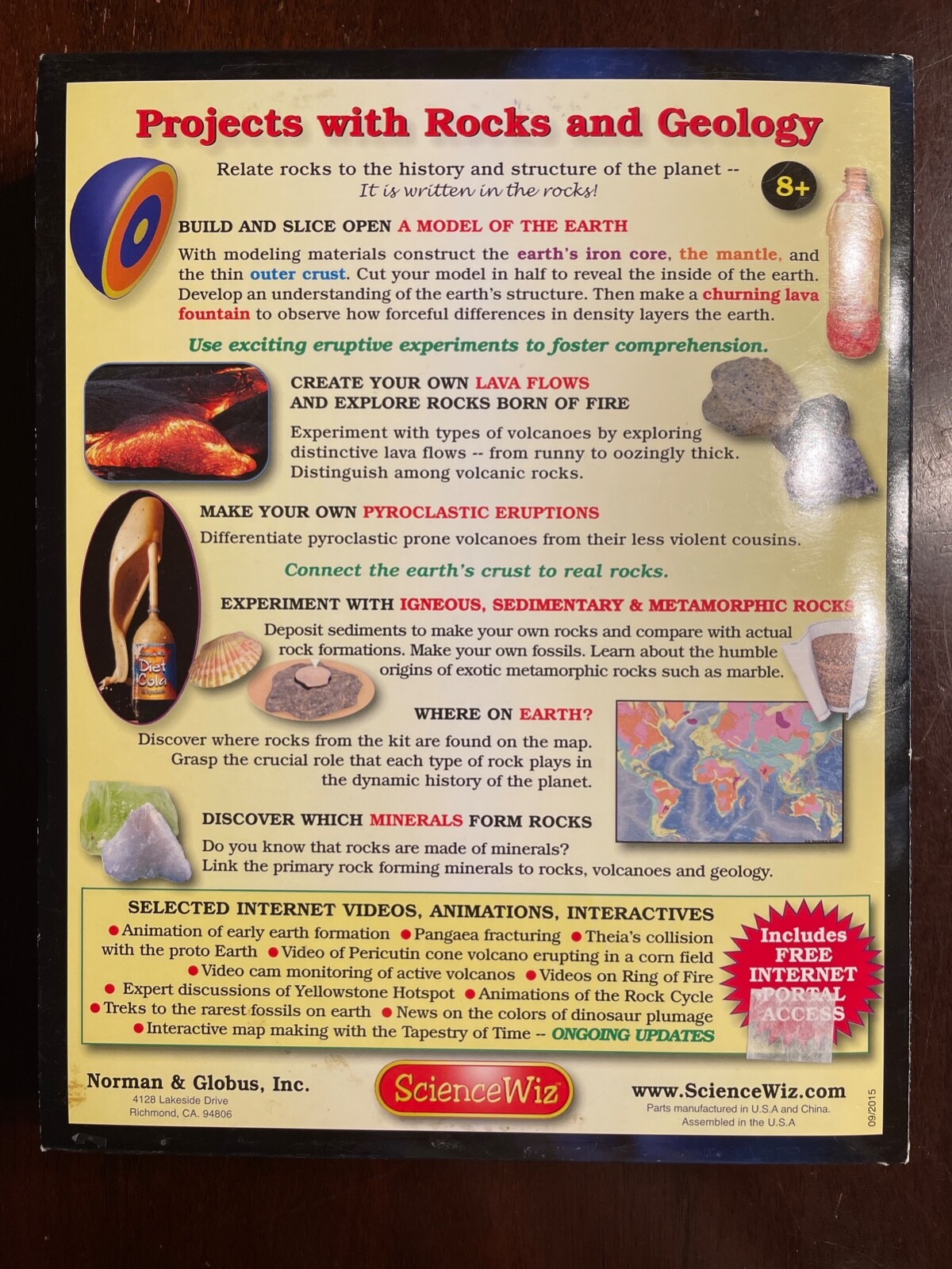 Rocks and Geology Activity Kit by Science Wiz NIB
