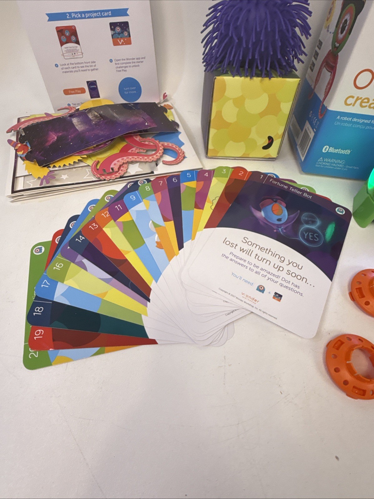 Wonder Workshop Dot Creativity Kit DO01 Robot Bluetooth Ages 6+ 2017 APP control