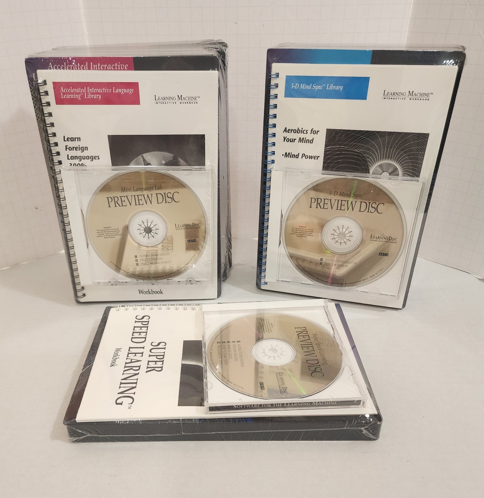 Bundle Learning Machine 3D Mind Sync Library Mental Expansion Foreign language +