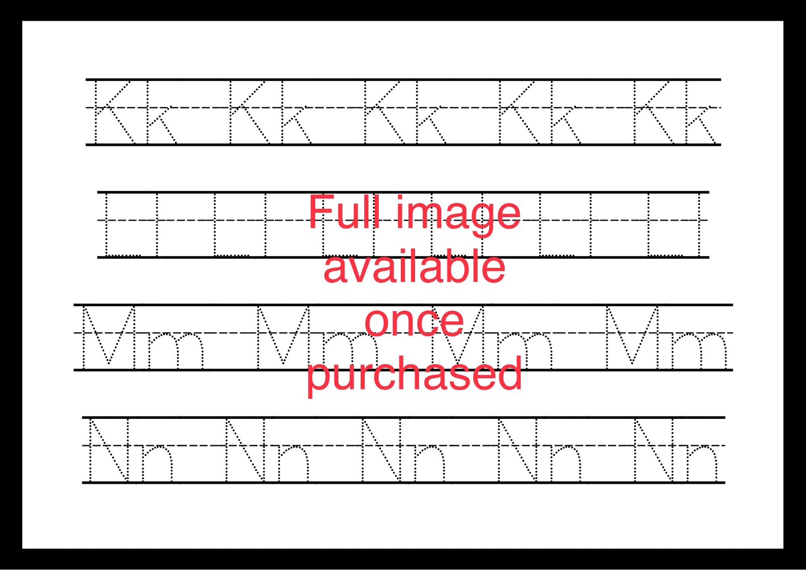 Learn English Alphabet Tracing | Digital Educational Worksheet | 7 Pages | A – Z