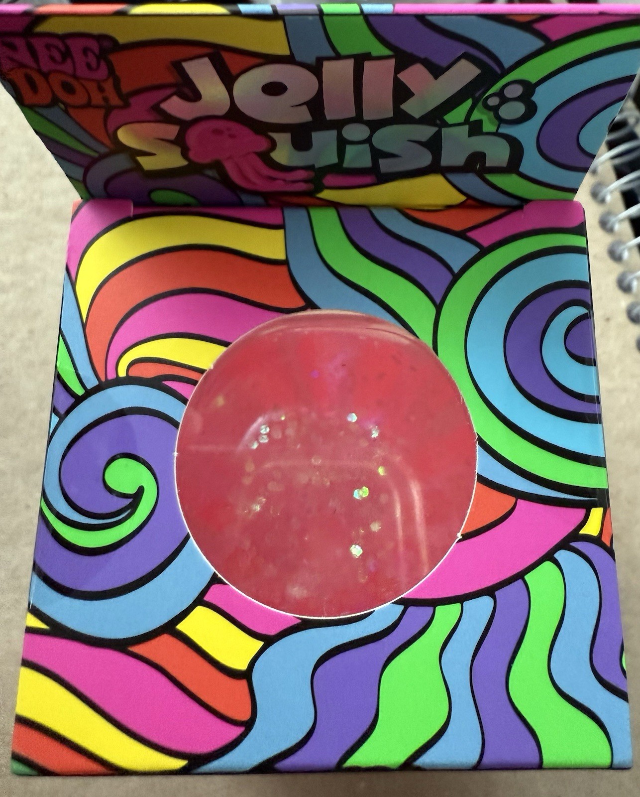 NeeDoh Jellyfish Super Solid Squish Glitter Pink